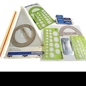Staedler Drafitg Lot. Used & New Items. See description of the items.